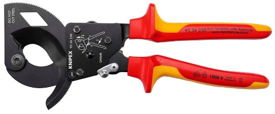 Afbeeldingen van KNIPEX Kabelschaar ratel 9536250 240MM² / 32MM