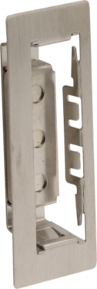 Afbeeldingen van OXLOC Sluitplaat RVS recht dag-/nachtslot aluminium/stalen kozijn