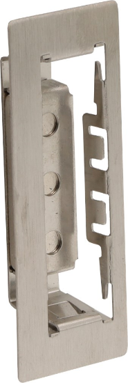 Afbeeldingen van OXLOC Sluitplaat RVS recht dag-/nachtslot aluminium/stalen kozijn