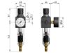 Afbeeldingen van Drukregelaar G¼" 5µ 10bar met mano 50MM BG1