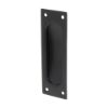Afbeeldingen van OXLOC Schuifdeurkom RVS zwart rechthoek 120,5X40MM
