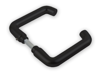 Afbeeldingen van AMI Deurkrukset type 356 zwart deurdikte 40MM