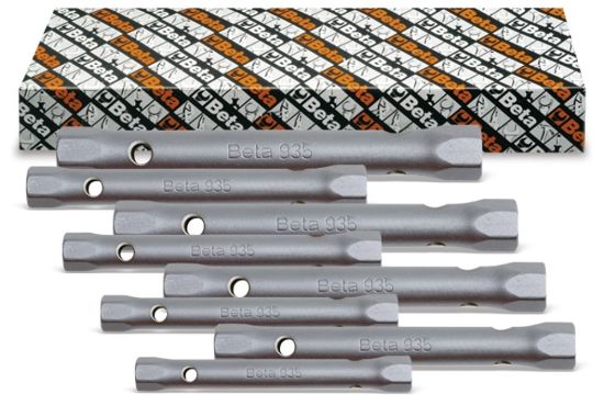 Afbeeldingen van BETA Pijpsleutelset zeskant licht 8x 935/S8