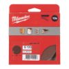 Afbeeldingen van MILWAUKEE Schuurpapier schijf 8 gaten 125MM HL K120 10x