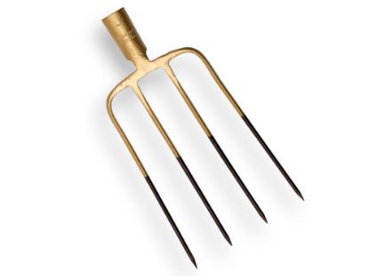 Afbeeldingen van Patatriek 4-tands smal brons met dul