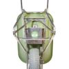 Afbeeldingen van MATADOR Elektrische kruiwagen PROFI-MAX E-Barrow aluminium HDPE bak groen 90L PU-band