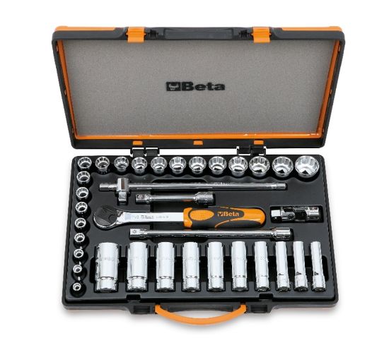 Afbeeldingen van BETA Doppendoosset ½" 30x + dopsleutel 920B/C30Q