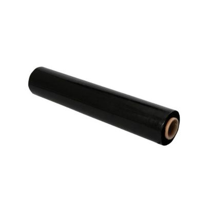 Afbeeldingen van Inpakfolie zwart sterk 23my 50CM 270M