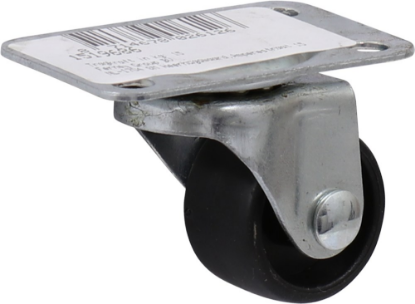 Afbeeldingen van KELFORT Zwenkwiel zwart EV met glijlager 25MM