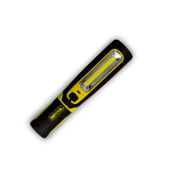 Afbeeldingen van TAB Accu loop/zaklamp 3W COB-LED+1W Power-LED 360° draaibaar oplaadbaar 12/230V