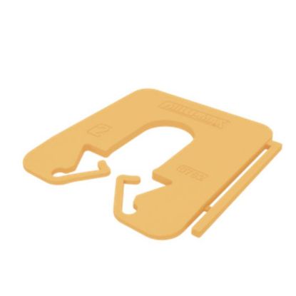 Afbeeldingen van MILLI-MAX Uitvulplaatje 2MM geel 200x