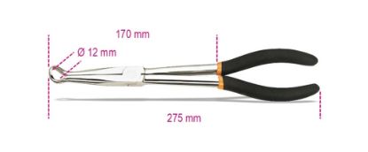 Afbeeldingen van BETA Bougiekaptang met lange bekken 1474DL