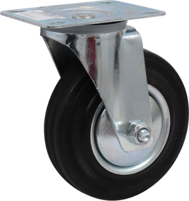 Afbeeldingen van KELFORT Zwenkwiel EV rubber velg 125MM