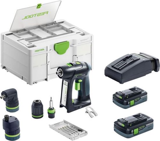 Afbeeldingen van FESTOOL Accu schroefboormachine C 18 HPC4,0 I-Set 18V 4,0Ah inclusief accessoires