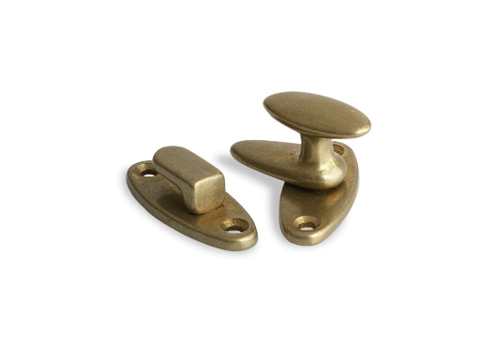 Afbeeldingen van Tramklink messing gepolijst