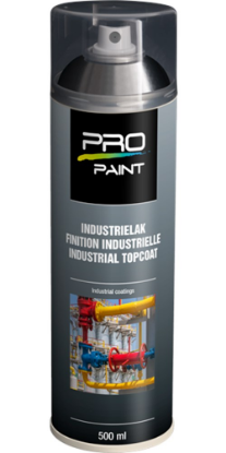 Afbeeldingen van PRO-PAINT Industrie lak / deklaag transparant HG 500ML