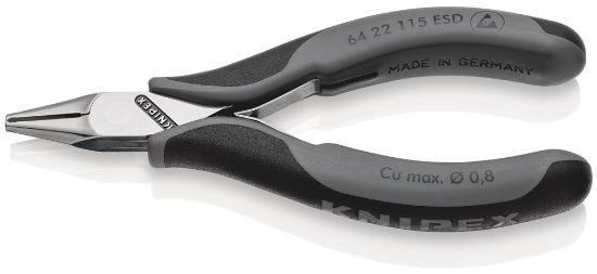 Afbeeldingen van KNIPEX Voorsnijtang elektro 6422115ESD DIN9654