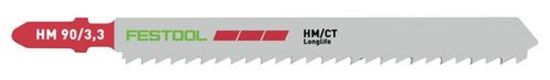Afbeeldingen van FESTOOL Decoupeerzaagblad HM PLASTICS LAMINATE 90MM T3,3