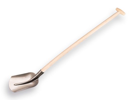 Afbeeldingen van Schepbats met essen schopsteel 110CM ¾