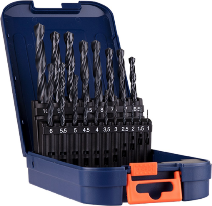 Afbeeldingen van ROTEC Metaalborenset 100 DIN338 type N 19-delig 1-10MM ABS