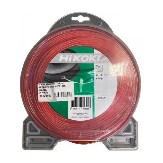Afbeeldingen van HIKOKI Maaidraad rond 2,4MM oranje 44M 781005
