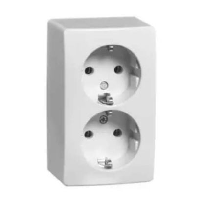 Afbeeldingen van PEHA Opbouw stopcontact WCD RA dubbel