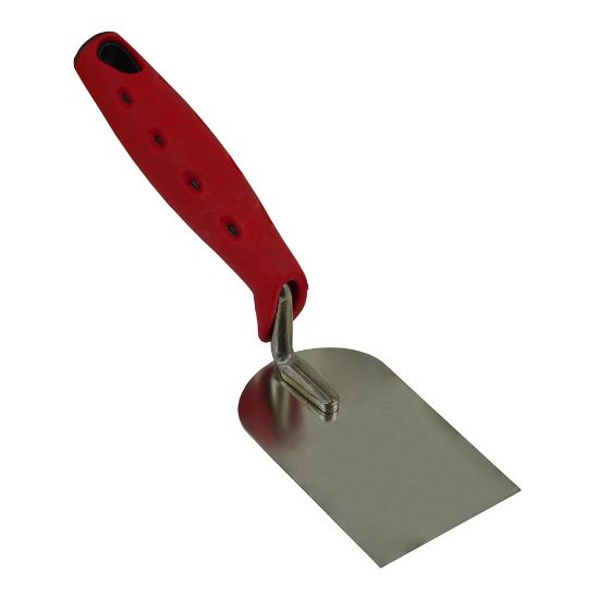 Afbeeldingen van MELKMEISJE Stukadoorsbandtroffel RVS 2K-softgrip 80MM