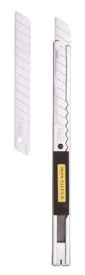 Afbeeldingen van OLFA Afbreekmes silver SVR-1 9MM