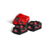 Afbeeldingen van MILWAUKEE Accu NRG pakket grote capaciteit 2X8,0Ah + M12 4,0Ah + M12-18 snellader M18HNRG-802