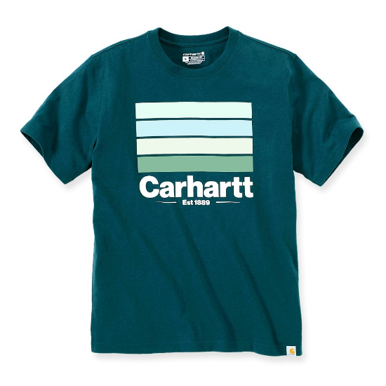 Afbeeldingen van CARHARTT T-shirt grafische print 105910 night blue heather S