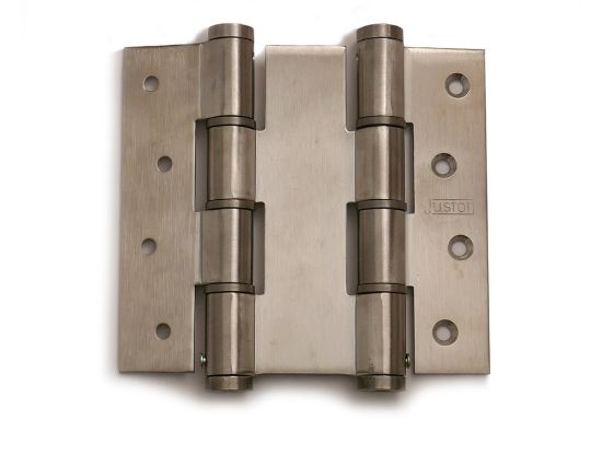 Afbeeldingen van Deurveerscharnier dubbel RVS 120/40MM