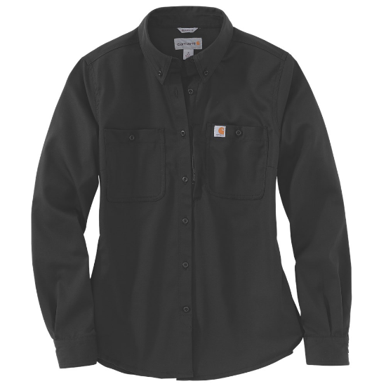 Afbeeldingen van CARHARTT Overhemd rugged professional dames 103106 zwart XS