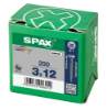 Afbeeldingen van SPAX Universele schroef verzonkenkop WIROX voldraad PZ1 3X12MM