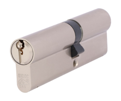 Afbeeldingen van OXLOC Profielcilinder dubbel O7 vernikkeld 45/55MM SKG**