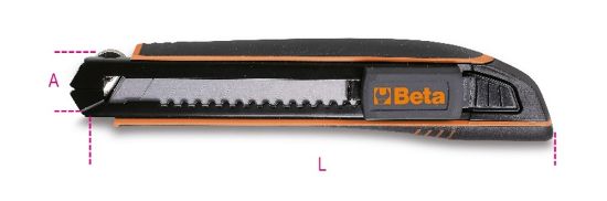 Afbeeldingen van BETA Afbreekmes 18MM 6x messen 1771HD