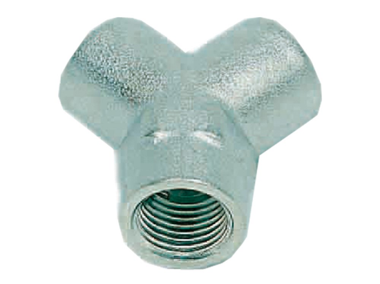Afbeeldingen van Y-draadfitting G¼" binnendraad/binnendraad/binnendraad
