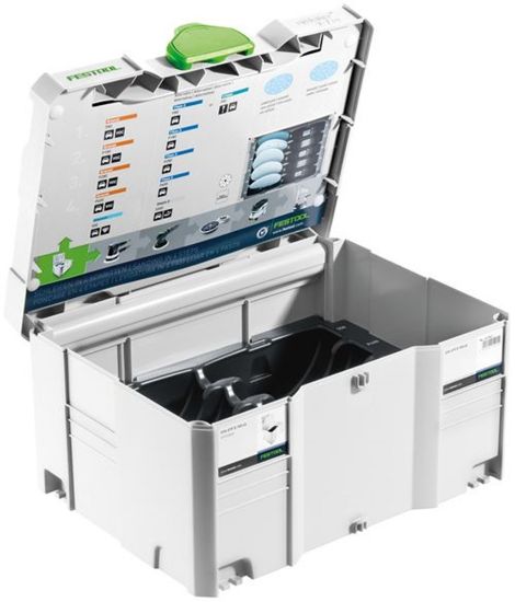 Afbeeldingen van FESTOOL Systainer³ SYS-STF D 150 4S 396X296X237MM t.b.v. schuurmaterialen inclusief "schuren in 4 stappen”-systeem