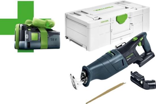 Afbeeldingen van FESTOOL Accu reciprozaag RSC18EB-Basic-5,0 18V BODY in systainer
