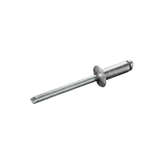 Afbeeldingen van Blindklinknagel STAR AL/ST vlak 4,8X12MM