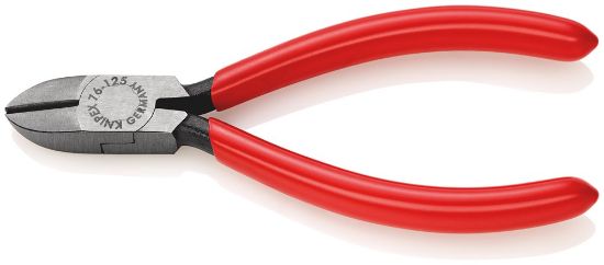 Afbeeldingen van KNIPEX Zijsnijtang elektro 7601125 DIN9654