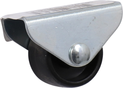 Afbeeldingen van KELFORT Bokwiel EV zwart kunststof 25MM met glijlager 35kg