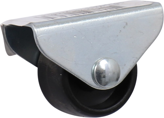 Afbeeldingen van KELFORT Bokwiel EV zwart kunststof 25MM met glijlager 35kg