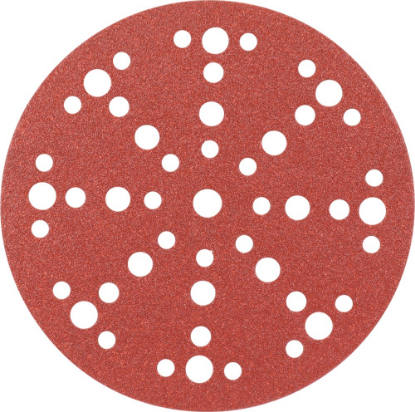 Afbeeldingen van KELFORT Klitschuurschijf rood 49-gat 150MM K120 10x