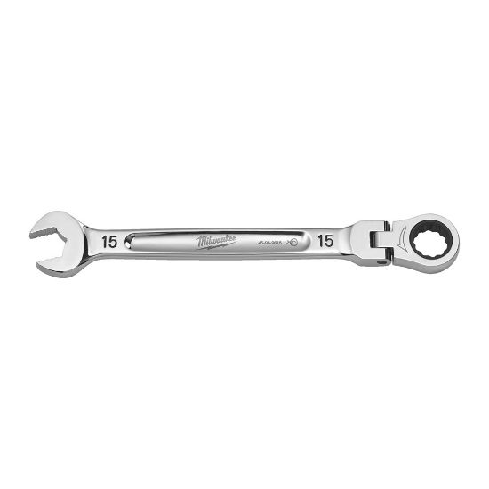 Afbeeldingen van MILWAUKEE Ringratelsteeksleutel flexibel MAXBITE 15MM