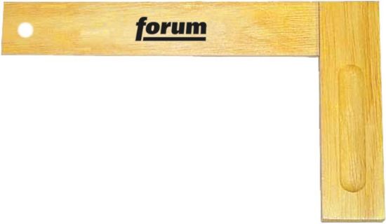 Afbeeldingen van FORUM Timmermans-winkelhaak beukenhout wit 150MM