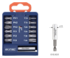 Afbeeldingen van ROTEC Bitclip PRO inclusief bithouder bits PH, PZ en T 13-delig BASIC