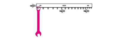Afbeeldingen van BETA Wandhouder S42/17 t.b.v. 17 ringsteeksleutels