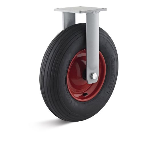 Afbeeldingen van TORWEGGE Bokwiel luchtband met plaat LRS1 400X100MM h=458MM 250kg