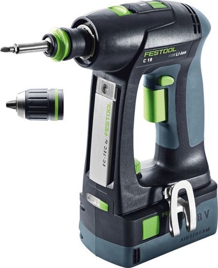 Afbeeldingen van FESTOOL Accu schroefboormachine C 18 HPC4,0 I-Plus 18V 4,0Ah