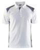 Afbeeldingen van BLÅKLÄDER Poloshirt piqué 3324 wit/grijs XS
